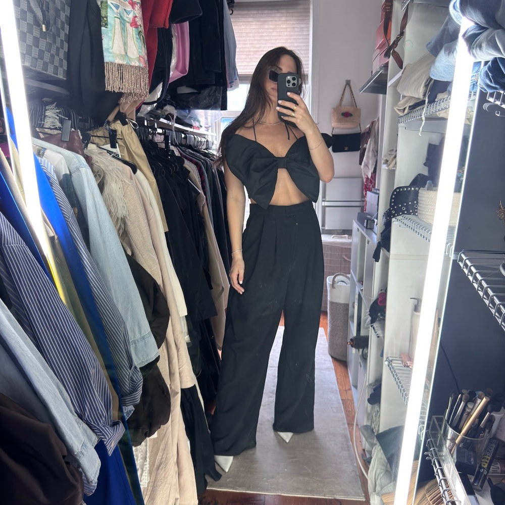 Zara Bow Crop Top 🎀